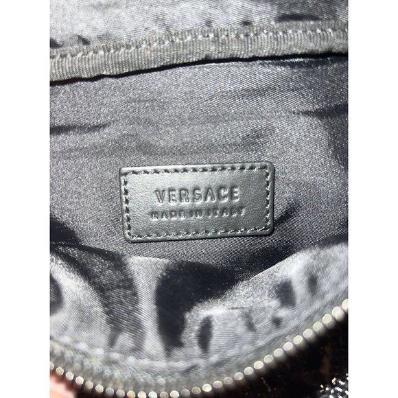 Versace Black Patent Leather Crossbody Bag - Picture 7 of 7